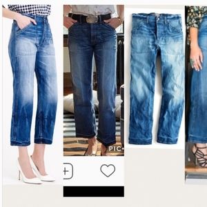 J crew point sur teddy buckle back jeans